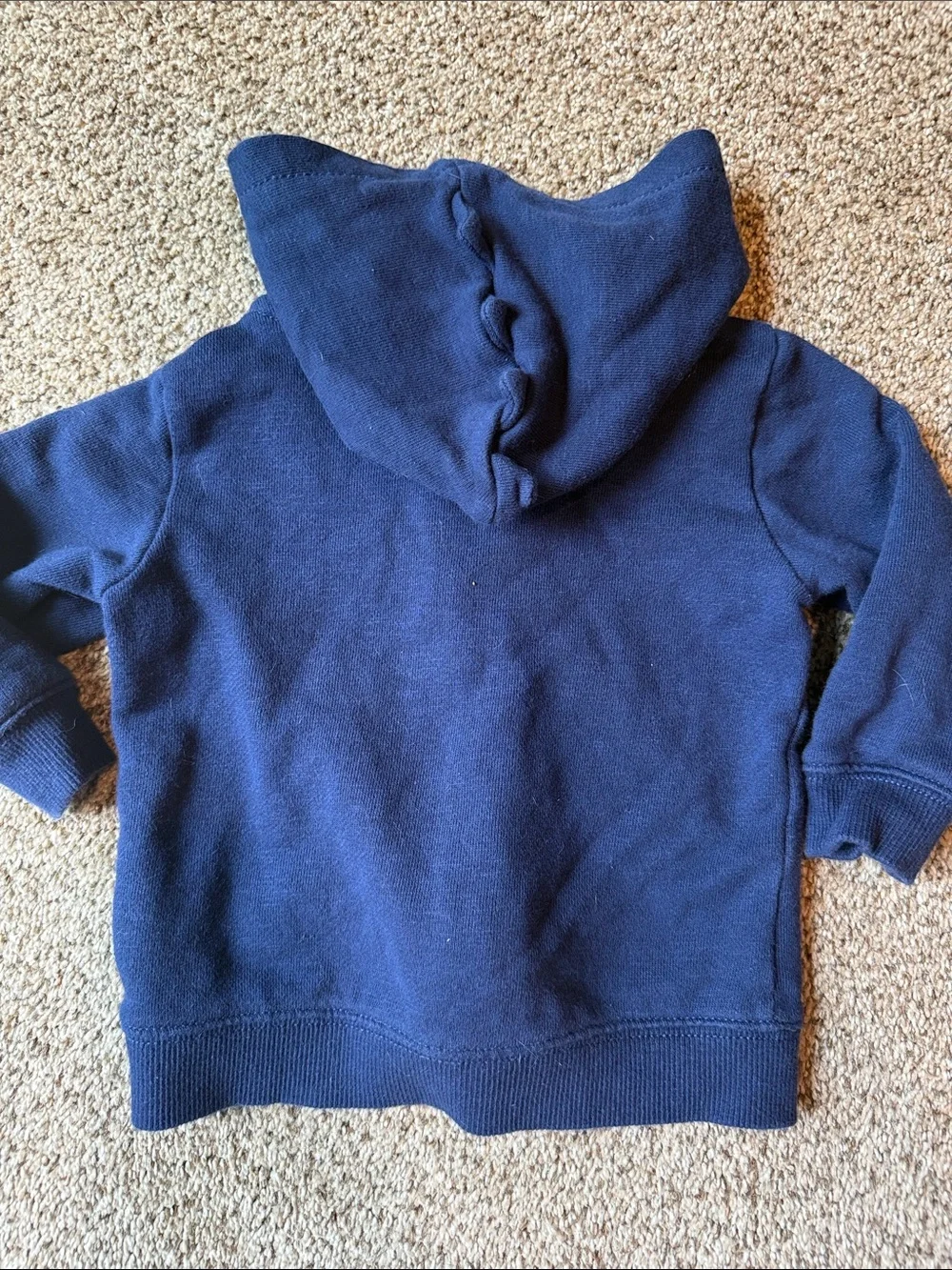 Carter's | Dark Blue Spiked Hooded Zip-Up Sweatshirt